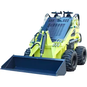 Dễ dàng để hoạt động đáng tin cậy 1ton 2ton Crawler Crawler Skid Steer loader với khác nhau tập tin đính kèm