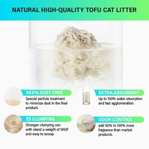 Arena para Gatos de Tofu con Aroma a Té <span class=keywords><strong>Verde</strong></span>, Marca Privada OEM, para Hogares con Múltiples Gatos - Product Image 2