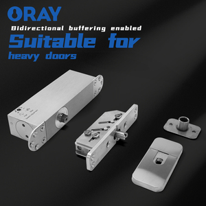 Thiết kế hiện đại thủy lực đóng cửa gần hơn Heavy Duty thép không gỉ pivot bản lề cửa kính Hidden tầng bản lề - Product Image 2