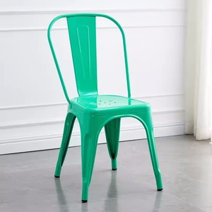 Contemporary Metal Frame Bar <b>Stools</b>-Durable Commercial Furniture for Hotel Coffee Shop Living Room Use Strong Casual Backrest - Product Image 4