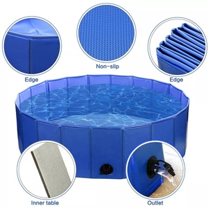 Piscina Plegable para Perros y Gatos, Ideal para Verano, Bañera para Mascotas, Cama para Perros y Gatos, Piscina Exterior para Mascotas - Product Image 2