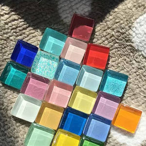 Fabrika toptan yanardöner kristal cam mozaik fayans mutfak banyo duvar dekor açık hava yüzme havuzu fayans - Product Image 4