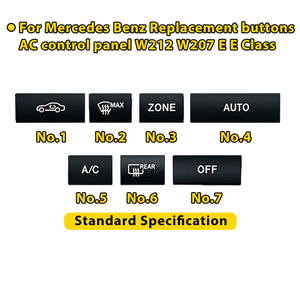 Commutateur de commande de climatisation centralisée 212 900 87 11 pour Mercedes Benz Classe E W212 W207 – Pièce de rechange - Product Image 3