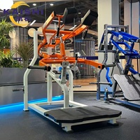 Équipement de musculation professionnel Kaishi HM-6003 Super Hack Squat Machine à charge par disques robuste pour l'entraînement des muscles du bas du corps, des fessiers et des quadriceps