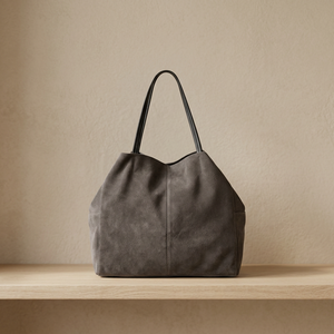 Pochette élégante pour femme en cuir véritable avec fermeture éclair, écologique, imperméable, antivol, légère, avec bandoulière 3L+ - Product Image 3