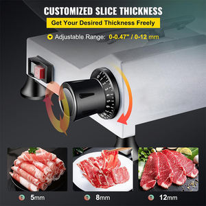 Máquina <span class=keywords><strong>Cortadora</strong></span> <span class=keywords><strong>de</strong></span> Carne Eléctrica HBS300, Rebanadora <span class=keywords><strong>de</strong></span> Alimentos y Charcutería, Grosor <span class=keywords><strong>de</strong></span> Rebanada Ajustable, Patas <span class=keywords><strong>de</strong></span> Succión Antideslizantes, Cuchilla Extraíble <span class=keywords><strong>de</strong></span> 12 Pulgadas - Product Image 4