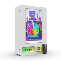 Mesin penjual bulu mata/lipstik layar sentuh 32 inci dengan pembaca kartu cash Less