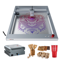 Découpeuse et graveuse laser CNC OLM3 20W haute précision à diode, écologique, pour projets d'art et d'artisanat sur bois et acrylique