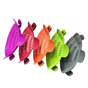 Kitchen Silicone & Stainless Steel <b>Colanders</b> & <b>Strainers</b> Basket Shape for Effective Task Processing - Product Image 2