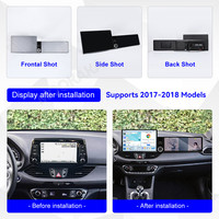 Écran radio MOOKAKA 13,1+12,3 pouces pour Hyundai I30 2017-2018, navigation GPS Android, autoradio, CarPlay sans fil, Plug & Play