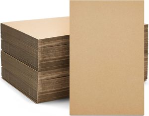 Almohadillas de inserciones de embalaje planas de hojas de cartón corrugado grandes marrones personalizadas para envíos de correo - Product Image 1