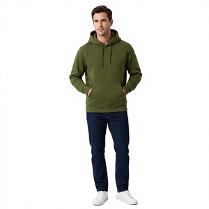 Sweat-shirt à capuche en molleton imprimé personnalisé pour homme, 100 % coton, anti-plis, coupe oversize, couleur unie délavée, automne BD 400g - Product Image 5