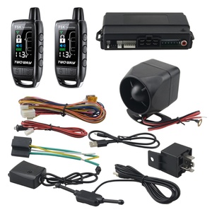 Factory Wholesale Price EASYGUARD EC206 Two Way Car Alarm System with LCD Pager Display & Shock Sensor <b>Vibration</b> Warning - Product Image 1