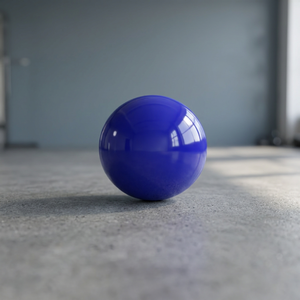 Artisanat en plastique, assortiment de boules de 14 mm (10 pièces, 2 boules de chaque couleur : violet/rose/bleu/vert/orange) - Product Image 2