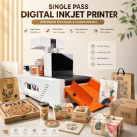 Imprimante numérique haute vitesse pour sacs en papier à passage unique, pour l'impression d'emballages en carton, de sacs en papier kraft et de gobelets en papier