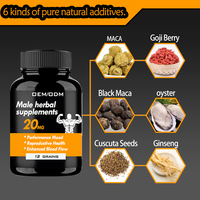 Comprimés de Maca pour Hommes Puissance Énergie Comprimés de Racine de Maca Noire Comprimés de Racine de Maca Améliorent la Force Masculine