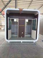 Bâtiment Modulaire Préfabriqué Haut de Gamme de 20 pieds – Bureau de Billetterie Élégant pour Sites Touristiques, Cabine Commerciale Type Apple