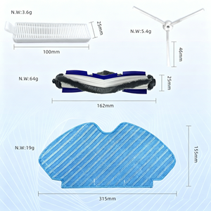 Repuestos Universales Tefal X-PLORER SERIE 60 para Robot Aspirador, Filtro Lavable, Juego de Cepillos Principales, Limpieza del Hogar, Duradero - Product Image 4