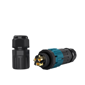 Connettore del Cavo M19 Nuovo Ha Condotto La Luce Giardino Circolare Saldatura Filo Elettrico 3 Pin Maschio E Femmina - Product Image 2