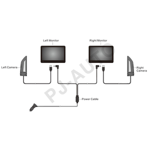 <span class=keywords><strong>Espejo</strong></span> <span class=keywords><strong>retrovisor</strong></span> electrónico con cámara lateral HD de 5 pulgadas con algoritmos BSD - Product Image 4