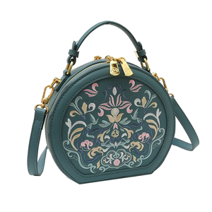 Sac à bandoulière de luxe pour femme en PU de haute qualité, imprimé, portable, avec fermeture à bouton, deux sangles, imperméable - Product Image 1