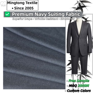 Nefes Alabilen Esnek Viskoz/<span class=keywords><strong>Polyester</strong></span> Kumaş, Rahat Profesyonel Giysi ve Takım Elbise Kullanımı İçin 240gsm - Product Image 2