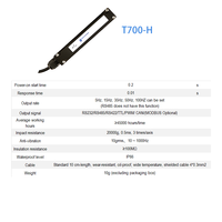 Sensor de Inclinación Digital Compacto T700-H de Precisión Media, 46*35*8mm, IP66, con Compensación de Temperatura, Fiabilidad Industrial
