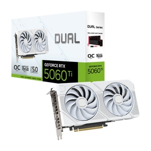 Ordinateur de jeu de bureau PCIe 5.0 GDDR7 16 Go OC Carte graphique haute performance à double ventilateur DUAL GeForce RTX 5060 Ti Haute performance - Product Image 1