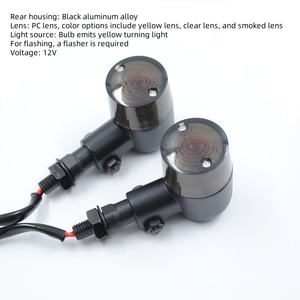 Clignotants de moto, mini feux de conduite pour moto, lumières LED pour moto - Product Image 3