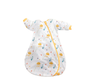 <span class=keywords><strong>Gigoteuse</strong></span> pour bébé nouveau-né d'hiver avec design à manches longues en coton 100% antibactérien pour un sommeil réparateur et sécurisé et un ajustement confortable - Product Image 3