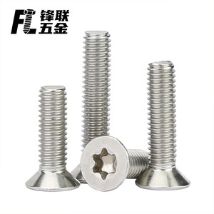 Tornillos Torx de Cabeza Plana de Acero Inoxidable 304 Fenglian M3 M4 M5 M6 M8 Resistentes a la Corrosión Grado A para la Industria de la Construcción - Product Image 2