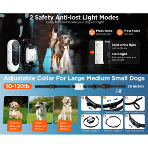 Hunde-Antibell-Halsband aus Kunststoff, Wasserdicht IPX7, Wiederaufladbare Batterie - Vollständig Anpassbare Dienstleistungen für Haustierzubehör - Product Image 5