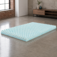 Matelas de lit d'hôpital en mousse à haute densité infusée de gel avec housse imperméable en TPU pour les acheteurs de matériel médical institutionnel et l'usage quotidien