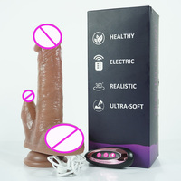 Jouet adulte en silicone Dido avec vibrateurs étanches Sensation de toucher réel et sensation de peau énorme gode pour les couples