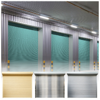 Porte à enroulement électrique industrielle antivol YIzhou en acier coloré, épaisseur 0,5-1 mm, porte automatique à levage, utilisation en entrepôt