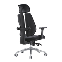 Stock prêt à l'usine chaise de bureau avec appui-tête chaise d'ordinateur à domicile chaises de personnel en maille conférence pivotante