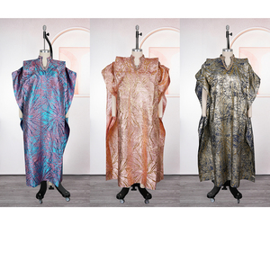 H&D S10769 Vêtement <span class=keywords><strong>Boubou</strong></span> <span class=keywords><strong>Africain</strong></span> Imprimé de Haute Qualité Grande Taille en Polyester à Manches Courtes pour l'Été - Product Image 4