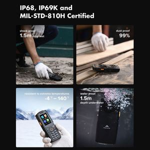 Mini téléphone portable <span class=keywords><strong>AGM</strong></span> <span class=keywords><strong>M7</strong></span> téléphone robuste 1 Go + 8 Go Version américaine batterie 2500mAh 2.4 pouces Android 8.1 double Sim 4G téléphone portable - Product Image 6