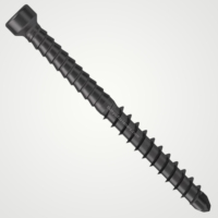 Tornillo Autoperforante Tianyu de Acero Inoxidable 410 con Cabeza Cuadrada para Fijación de Metal a Madera, Puntas Tek M4