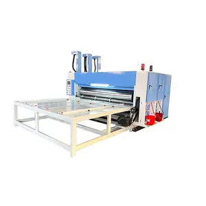 Chain Feeding Rotary Printer Slotter Machine For Corrugated Carton