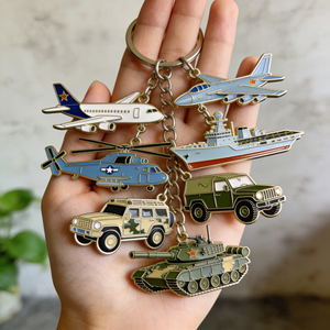 Vibrant Antique Bronze Enamel Key Tags with Short Chain for Festival Giveaways - Product Image 2