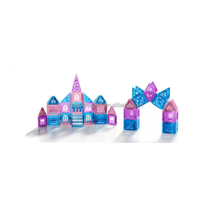 Blocs de Construction de Qualité à Bon Prix en Usine, 20 Ans, Carreaux Magnétiques Forts, Style Château de Neige, Grandes Pièces - Product Image 5