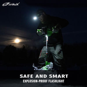 Прочные и надежные промышленные взрывозащищенные светодиодные налобные фонари Foxhawk HL10 с защитой IP66, сертификацией ATEX и 5-летней гарантией - Product Image 2