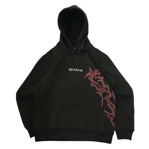 Venta al por mayor de los hombres de peso pesado Vintage ácido lavado Sudadera con capucha de gran tamaño personalizado French Terry Front Logo Display tejido de punto - Product Image 1