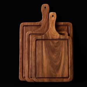 Tabla de Cortar Extra Gruesa de Madera, Fabricada con Madera de Acacia Resistente y Madera de Mango, Proporciona un Soporte de Corte Ecológico - Product Image 2