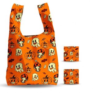 Sacs fourre-tout personnalisés extra larges écologiques en tissu polyester pliable avec longues poignées, logo et couleur personnalisés, pour usage quotidien - Product Image 2