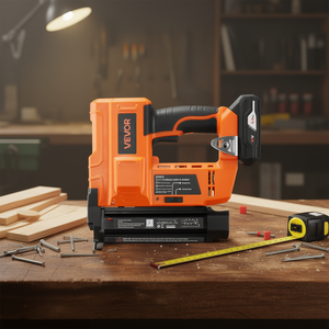 Clavadora y grapadora inalámbrica Vevor 2 en 1, 20V, calibre 18, 500 piezas, uso industrial y doméstico - Product Image 2