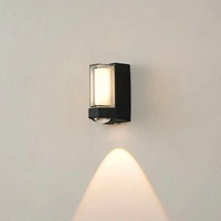 Applique murale à LED extérieure simple étanche en aluminium pour porte et balcon laveuse murale IP 65 éclairage d'escalier à la maison appliques murales extérieures
