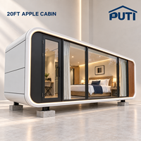 Cabane en bois personnalisée, serre contemporaine, cuisine complète, salle de bain, unité de vie modulaire pour glamping, hôtel et villa