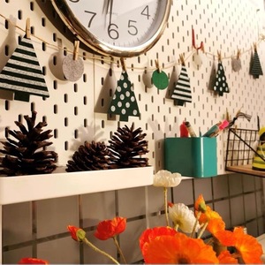Décorations en feutre pour arbre de Noël, bannières simples pour fêtes d'anniversaire, toiles de fond pour photos d'anniversaire pour enfants, bannières. - Product Image 2